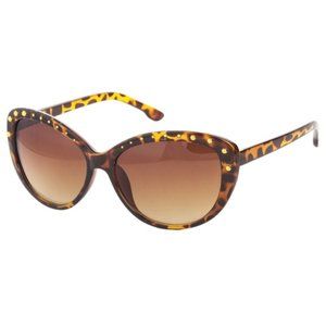 VINTAGE FASHION RHINESTONE CAT EYE UV SUNGLASSES